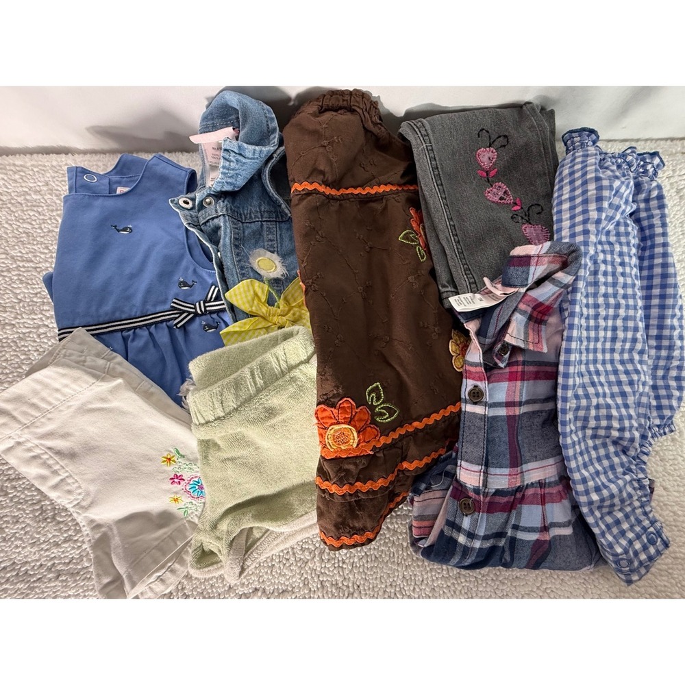 Girl 18 mo lot 8 pc Gymboree‎ Little Lass Carters Koala Kids Easy Peasy